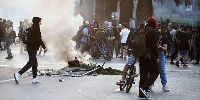 perdida de productos por el  paro nacional  en la parroquia de Cangahua