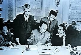 Acto de amistad entre la Unión Soviética y China