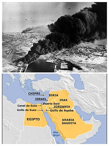 Crisis de Suez o Guerra del Sinaí,
