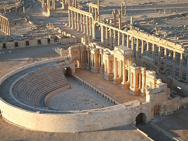 Cleopatra flees to Syria