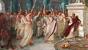 Caesar was murdered in Rome
