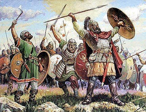 Batalla de Voullié (França), els francs derroten els visigots i els obliguen a establir-se a Hispania