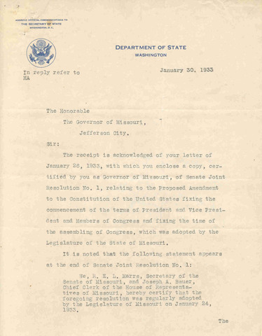 US-Russian Commerce Treaty takes Effect