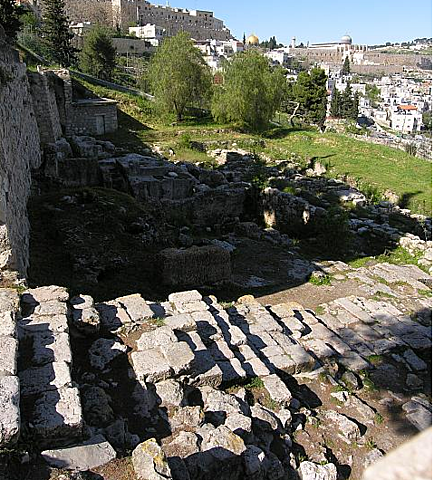 La scala romana al Gallicantus
