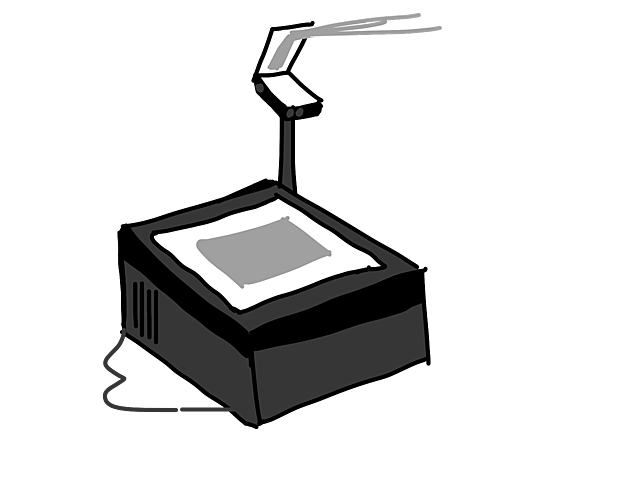 Overhead projector