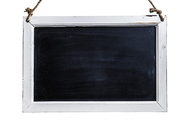 The Chalkboard was used in schools