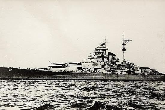 The British ship Hood is sunk by Germany's Bismarck