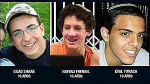 Asesinato de tres adolescentes israelíes