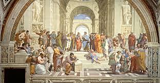 Raphael completes "The School of Athens"