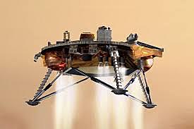 American space orbiter Mariner 9 surveys Mars