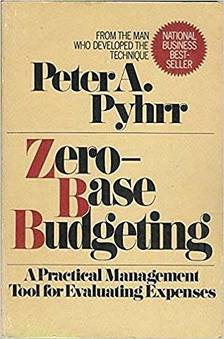 Mejoramiento del presupuesto base cero.