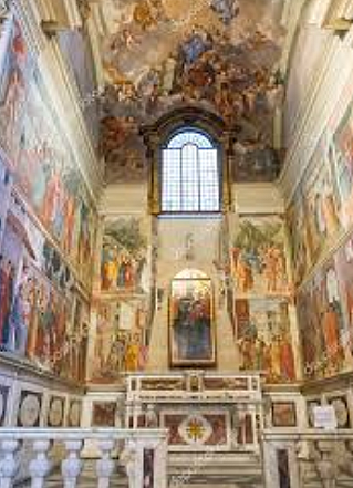 the Brancacci Chapel of the church of Santa Maria del Carmine