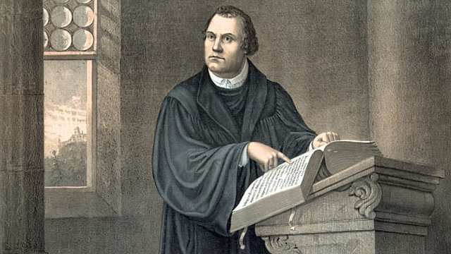 Martin Luther Nails the 95 Theses on the Door of the Wittenberg Church