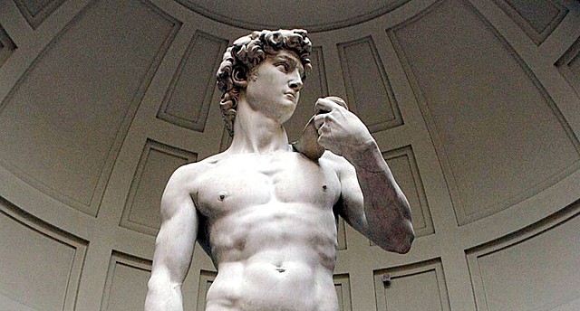 Michelangelo begins his work on the Sculpture of David