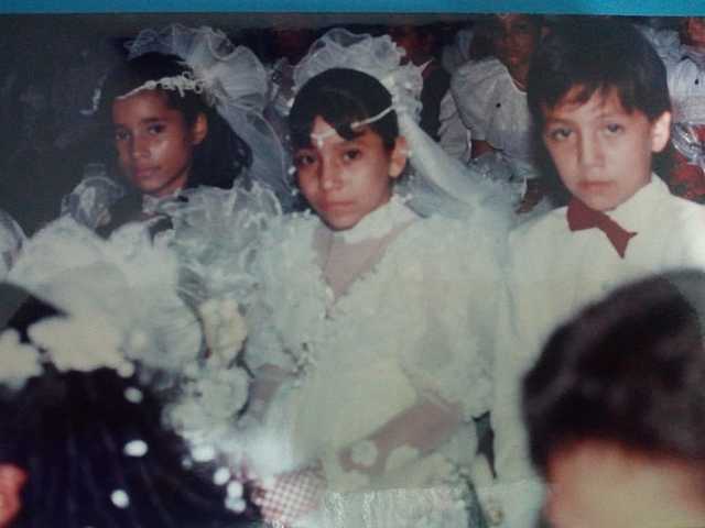 Yury hizo la primera comunión