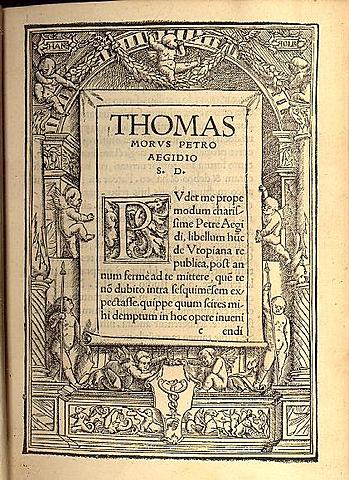 Thomas More Writes The Utopia