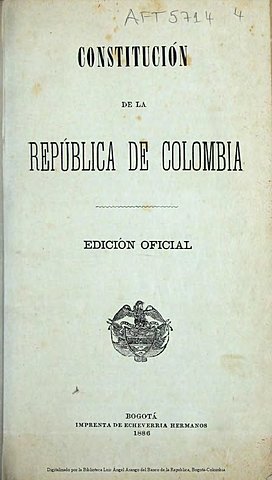 La Constitución de 1886 estableció los principios del presupuesto.