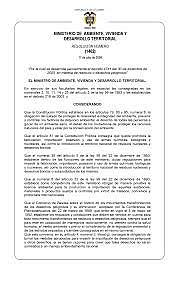 Resolución 1402 de 2006.