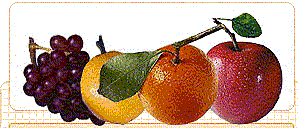 Grajeado con cera de frutas y verduras