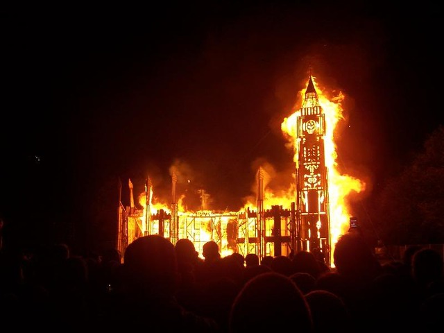 Riots in Montreal-Parliament buildings burned down