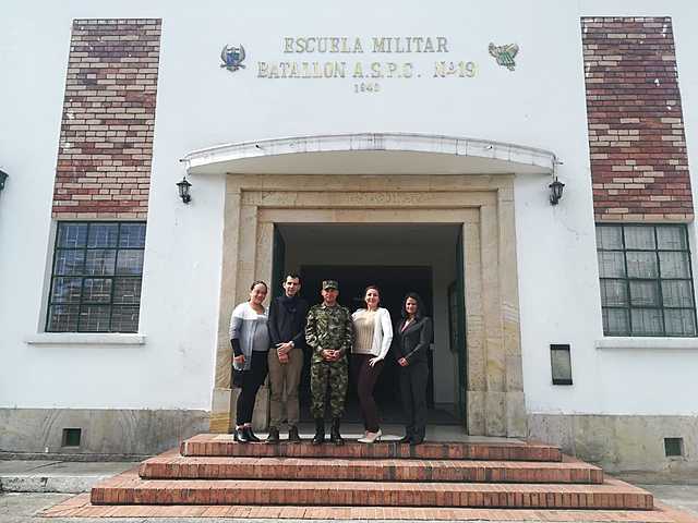 Inicio laboral Escuela Militar de Cadetes