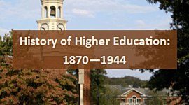 Timeline: Higher Education in Industrialization Time