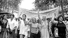 Timeline: MOVIMIENTO POR LA LIBERACIÓN DE LAS MUJERES Y LA LIBERACIÓN GAY