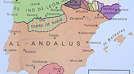 Timeline: España entre el 711 y el 1492