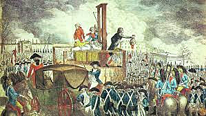 Muerte del jacobino Robespierre