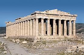 The Parthenon is built and designed by Iktinos and Kallikrates, both architects, it is build of marble and incorporates the Doric and Ionic orders.