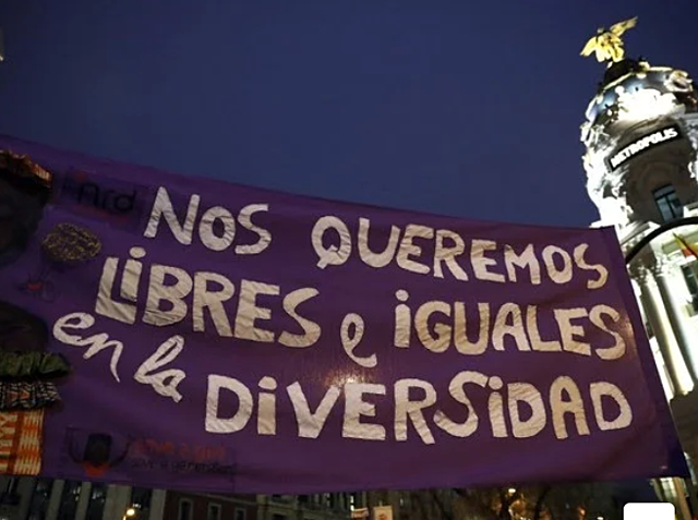 Per primera vegada a una manifestació