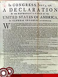 DECLARACION DE INDEPENDENCIA DE LAS TRECE COLONIAS