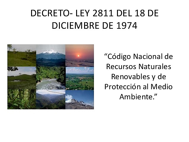 Decreto No. 2811 de 1974