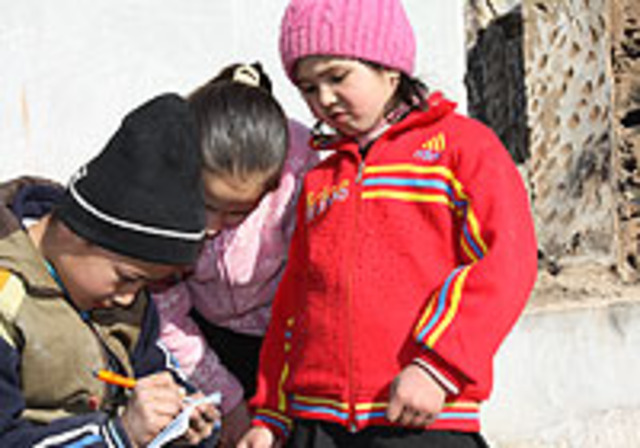 Construction of proper latrines contributes to cultural change in Kyrgyzstan
