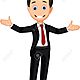 32276898 presentación de dibujos animados hombre de negocios