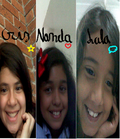 Three friends one heart