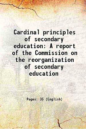 The Cardinal Principles Report of 1918