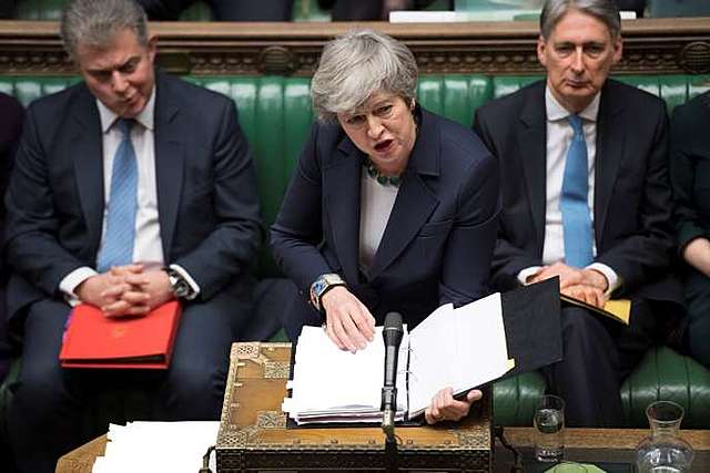 Les rejets des accords de Theresa May