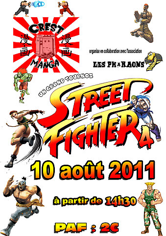 Street Fighter Crest Manga