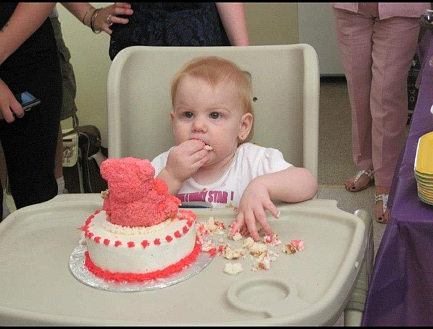 my cousin lily was born