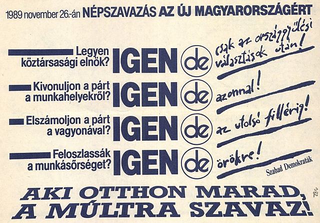 Sikeres „négyigenes” népszavazás