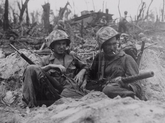 US armies invade Peleiu island