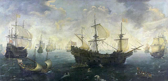 England Defeats the Spanish Armada