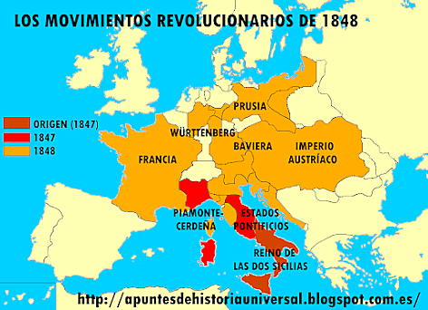 Tercera Revolución Liberal Burguesa. Primavera de los pueblos