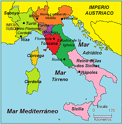 Unificaciones Italia (Austria)