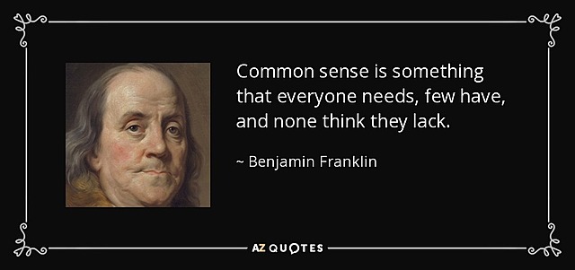 common sense