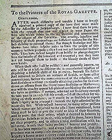 War in South/Charleston