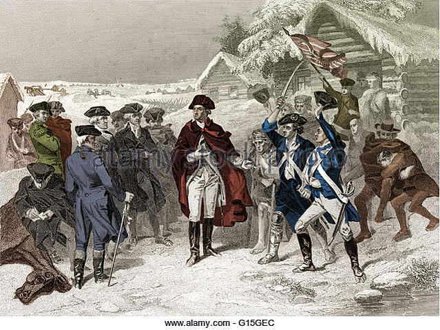 continental army wintering at valley forge