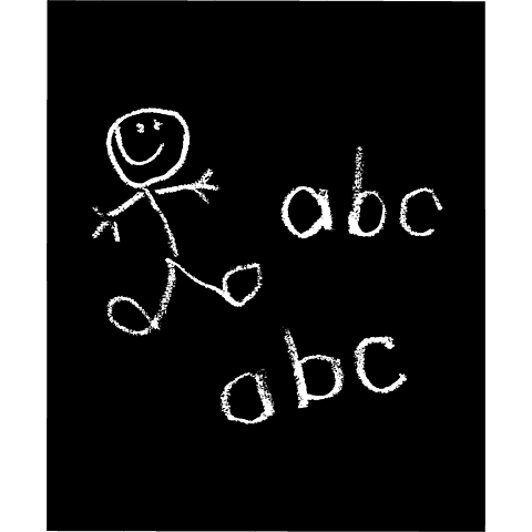 Chalkboard was invented