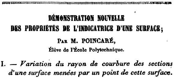 First Paper Published